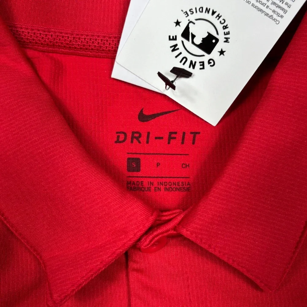 Nike Mens MLB All-Star‎ Game 2024 Texas Polo Shirt Red Dri-FIT NKNB-62Q Small